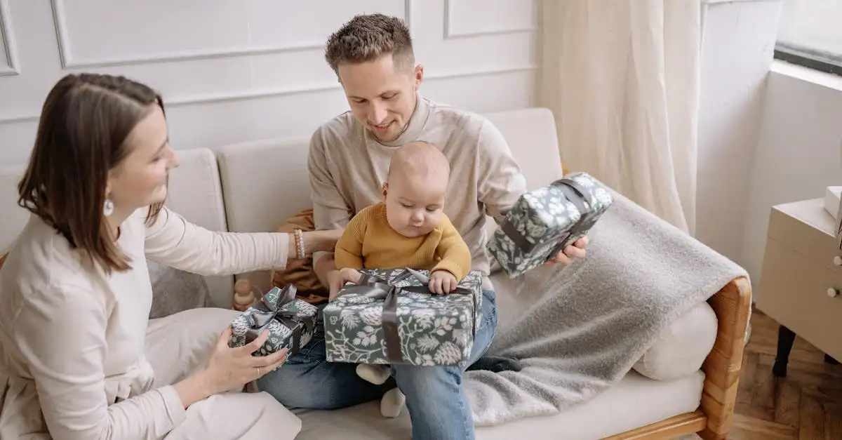 Danksagung geschenk geburt