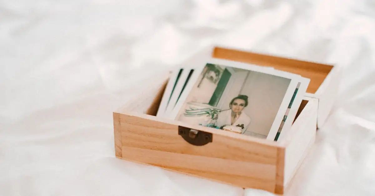 Foto box geschenk