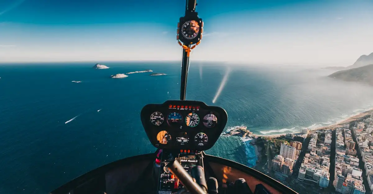 Helikopter fliegen geschenk