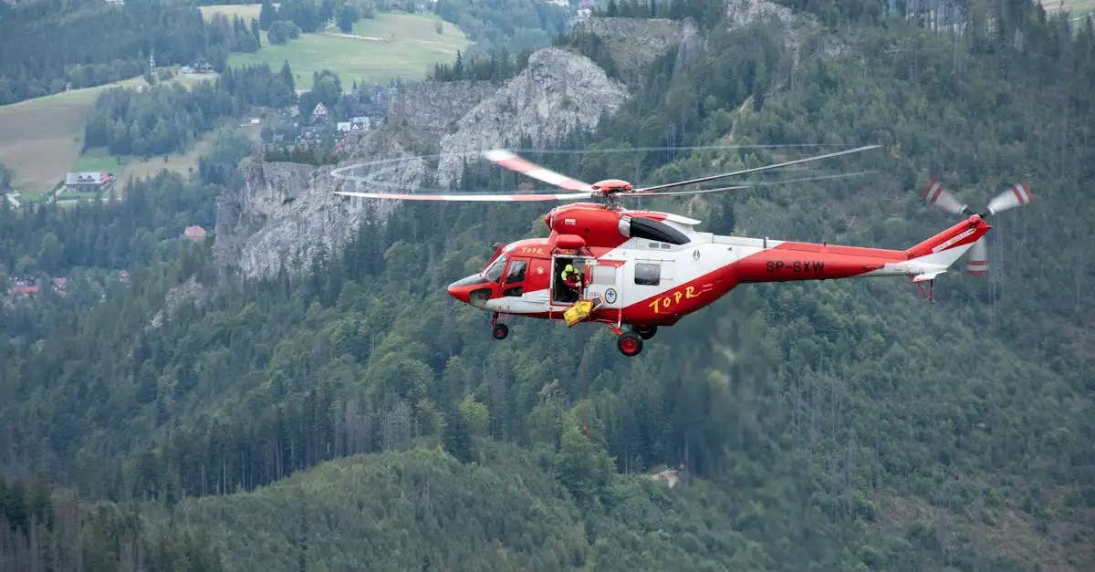 Hubschrauberflug als geschenk